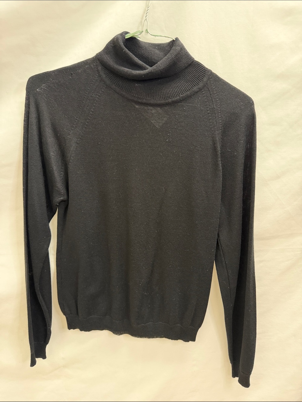 Women's Black Turtleneck Pullover Sweater
